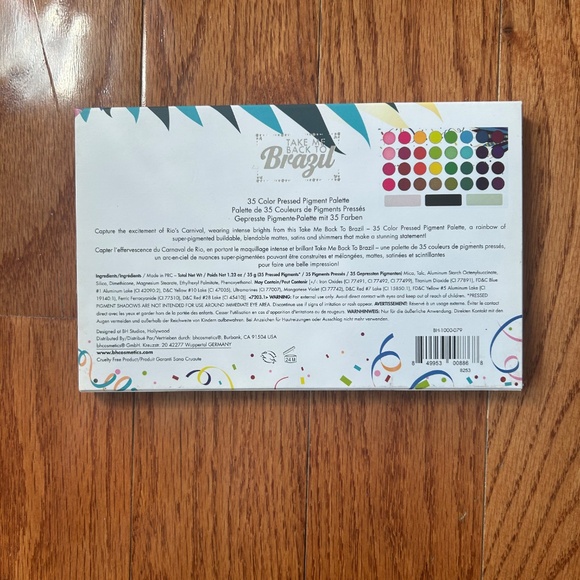 *NEW BH Cosmetics “Take Me To Brazil” Eyeshadow Palette - Picture 5 of 5